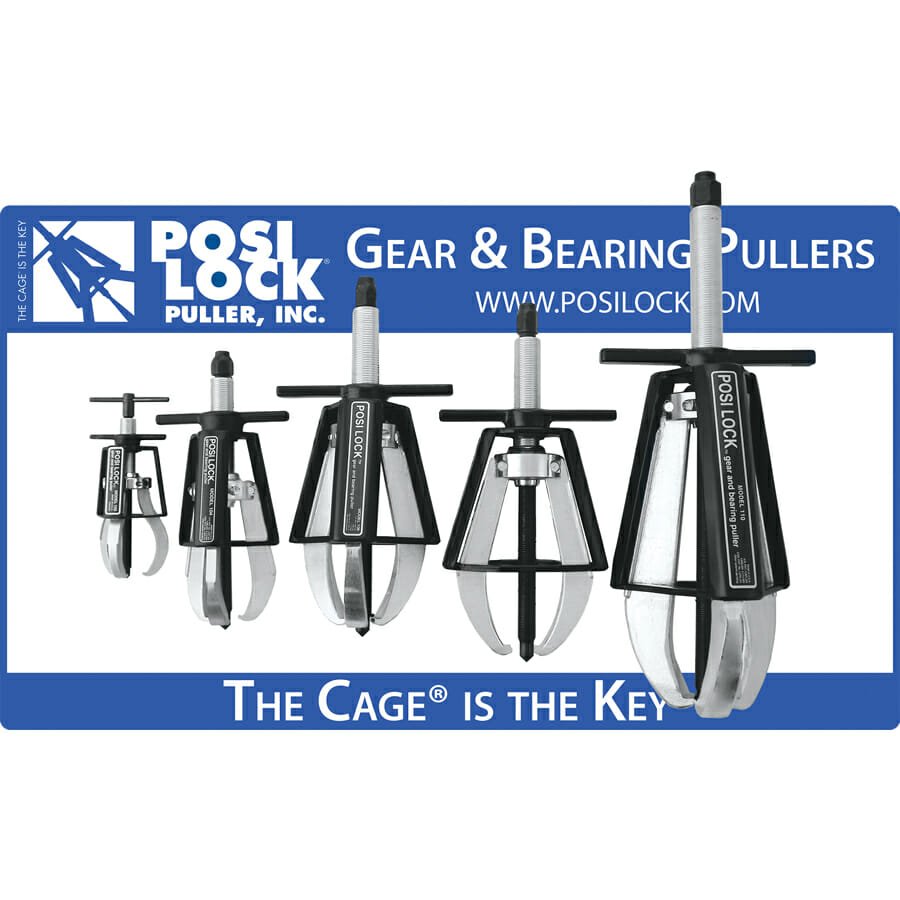 POSI LOCK 206 Caged Jaw Puller,6 t,2 Jaw 