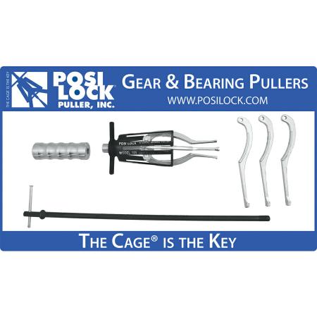 puller and associated tools and accessories ona blue and white background
